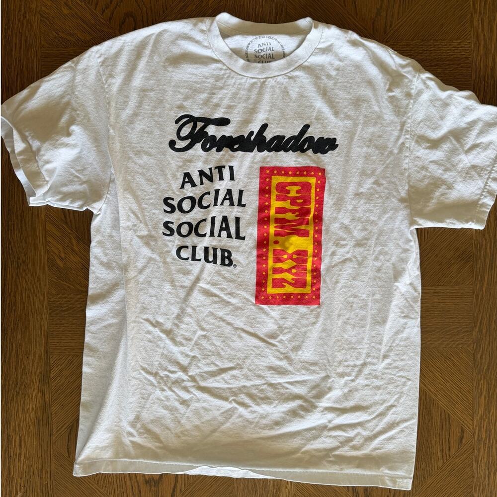 Anti Social Social Club x CPFM Foreshadow Tee FW20 White XL